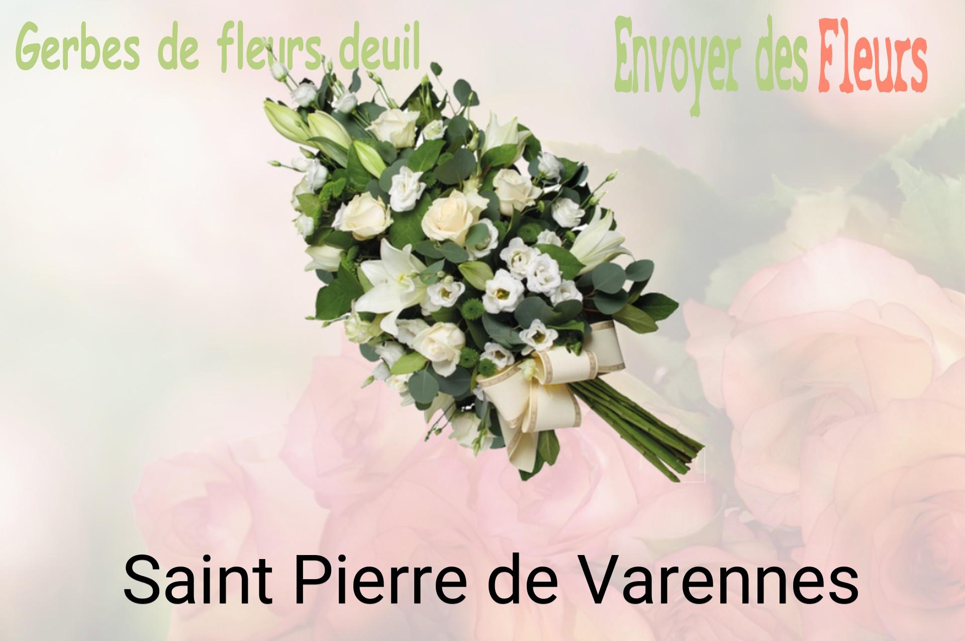 Gerbe de fleurs de deuil livrée à Saint-Pierre-de-Varennes